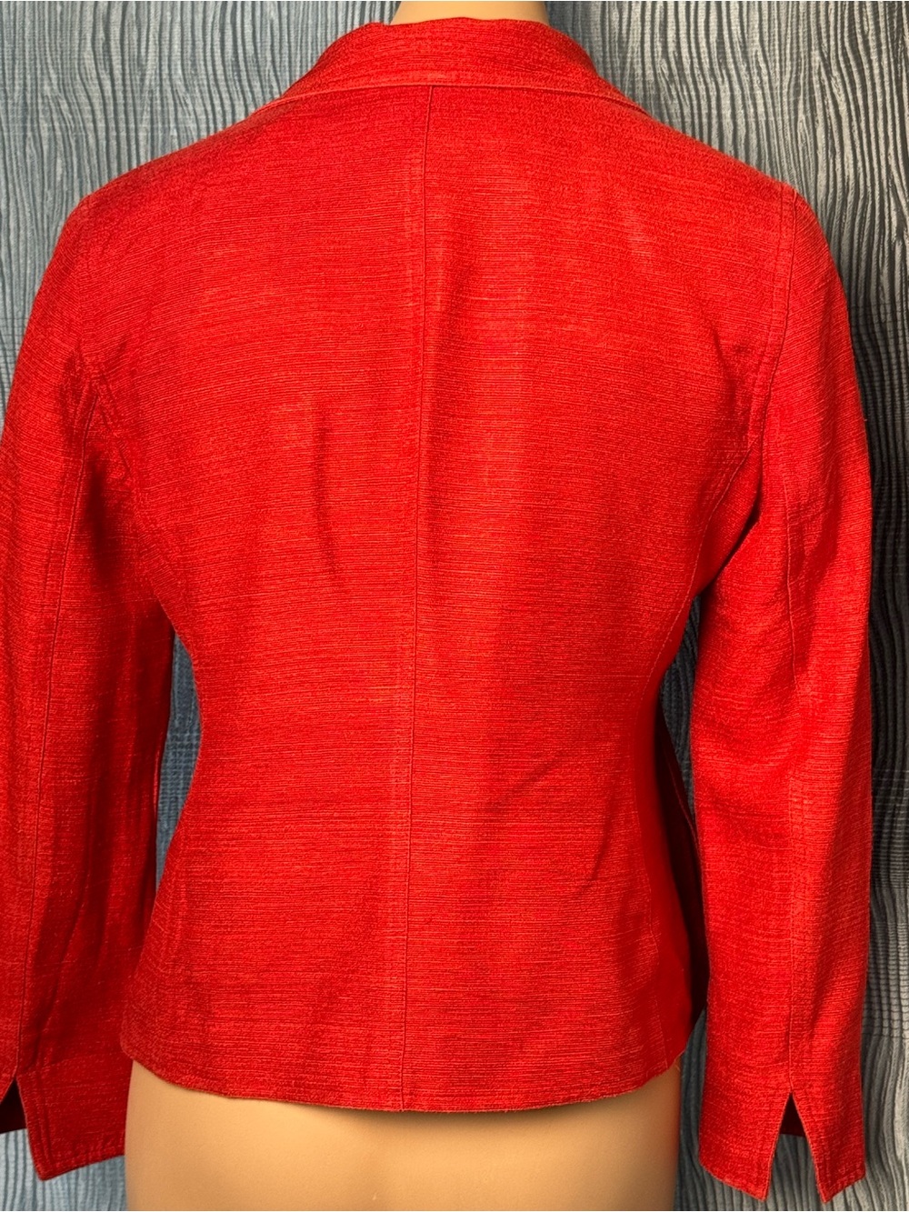 JONES NEW YORK Red Women's Tailored Blazer Jacket Size 6P - Picture 7 of 9